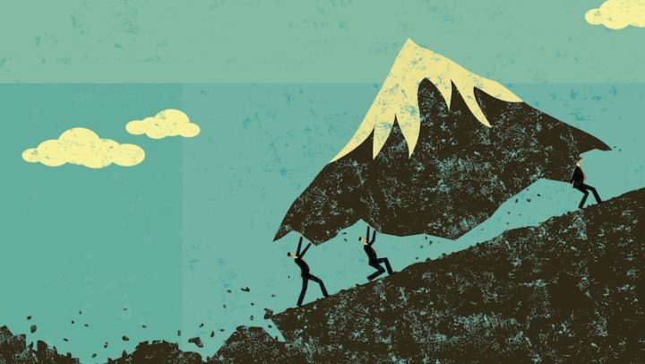Overcome challenges move mountains