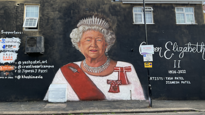Mural of Queen Elizabeth II