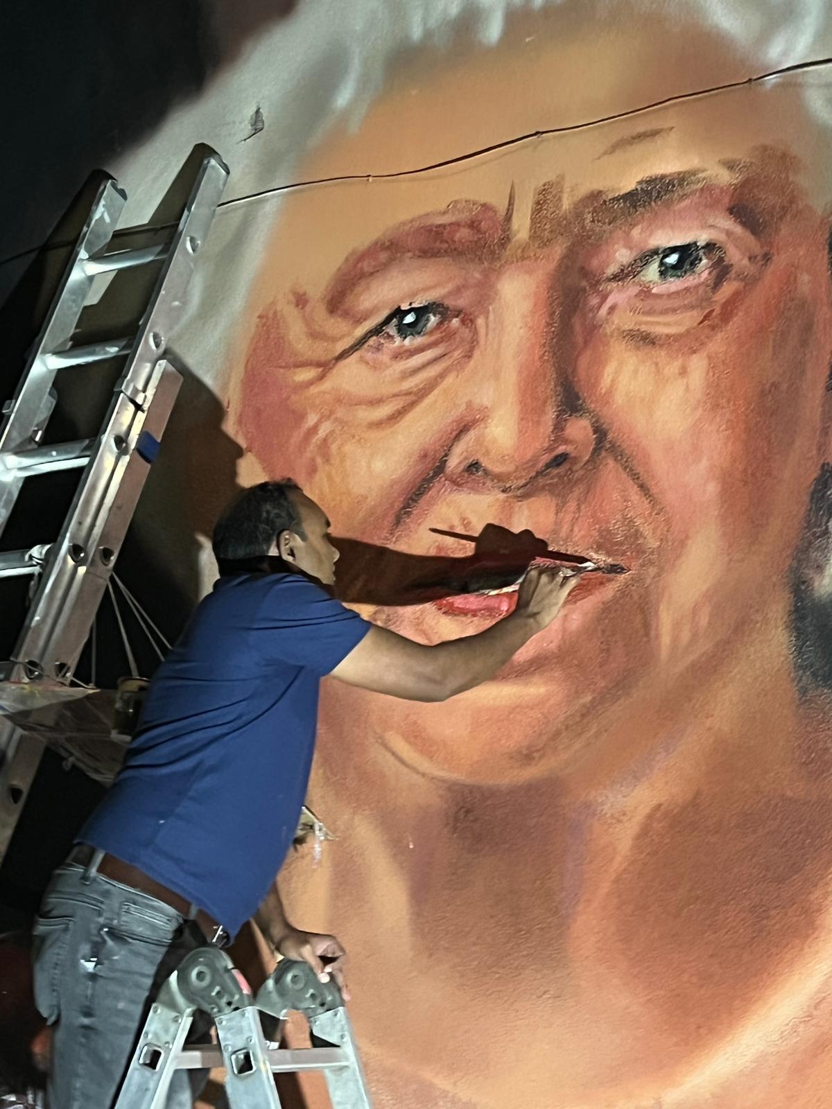 Mural of Queen Elizabeth II