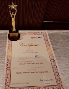 award and certificate