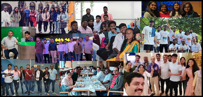 A collage of pics from 2022